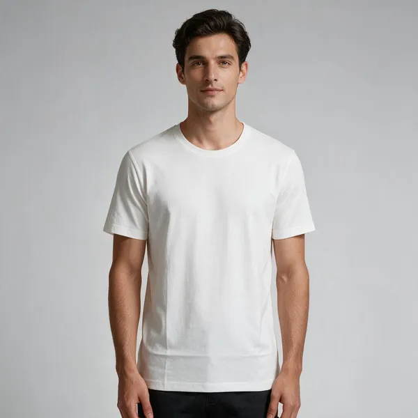 White_Fabric_Regular_Fit_Shirt_for_Men