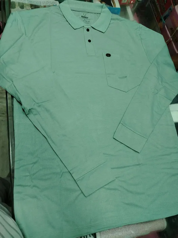 Mint_Green_Polo_T-Shirt_for_Men