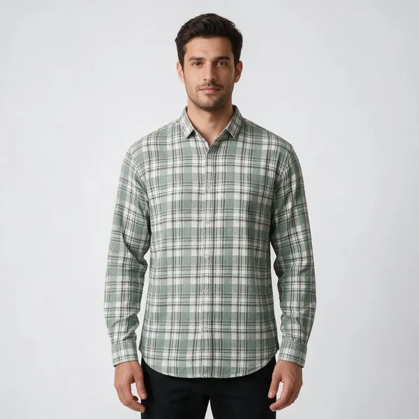 Grey_Woven_Casual_Checkered_Shirt_for_Men