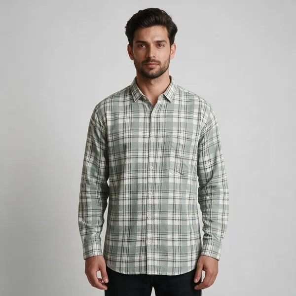 Grey_Woven_Casual_Checkered_Shirt_for_Men