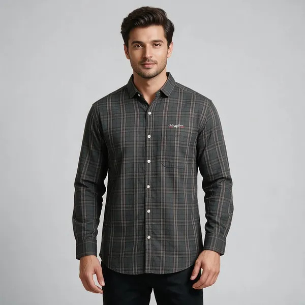 Grey_Woven_Checked_Shirt_for_Men