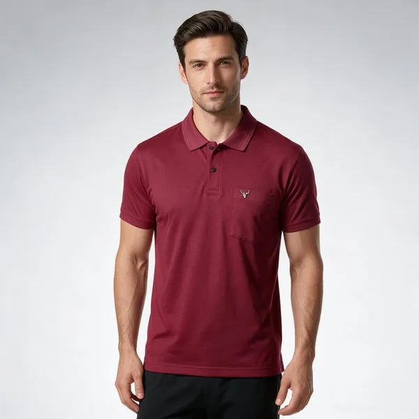 Maroon_Cotton_Regular_Fit_Polo_T-Shirt_for_Men