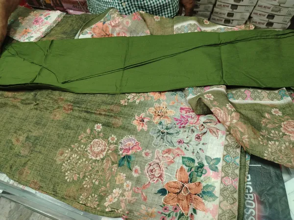 Green_Floral_Print_Straight_Kurta_Set_For_Women