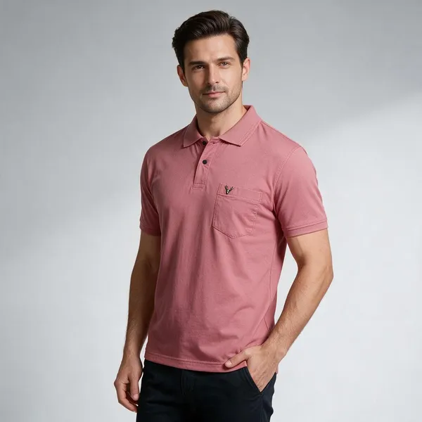Multicolor_Men's_Solid_full_sleeve_Polo_T-Shirt_Cotton_PiquÃ©_For_Men