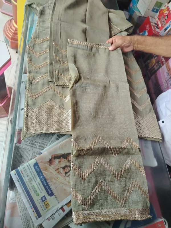 Beige_Embellished_Straight_Kurta_Set_for_Women