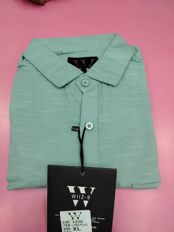 Mint_Green_Linen_Plain_Shirt_for_Men