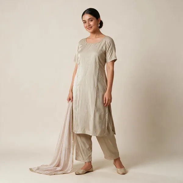 Ivory_Satin_Straight_Kurta_Set_for_Women