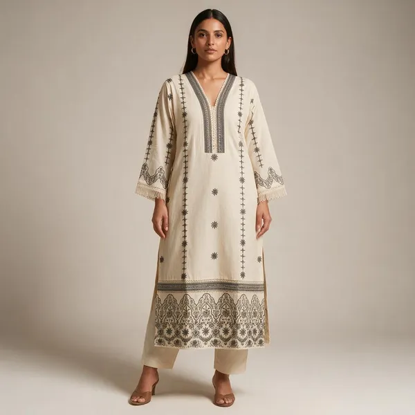 Cream_Embroidered_Straight_Kurta_For_Women