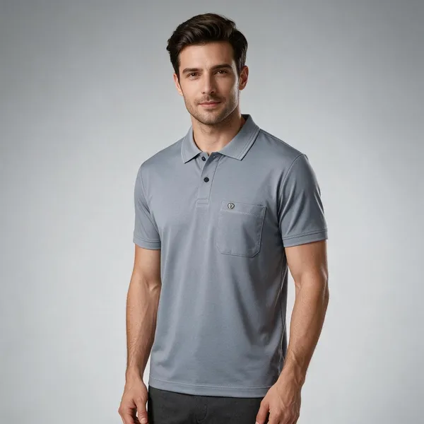 Grey_Textured_Polo_T_Shirt_for_Men