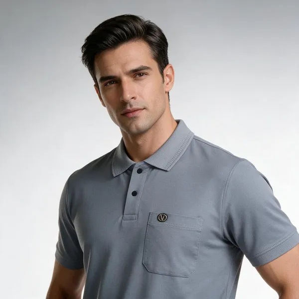 Grey_Textured_Polo_T_Shirt_for_Men