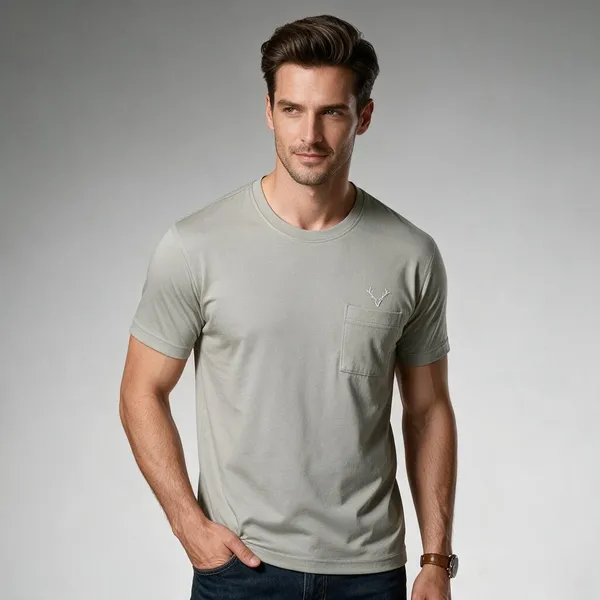 Grey_Crew_Neck_T-Shirt_for_Men