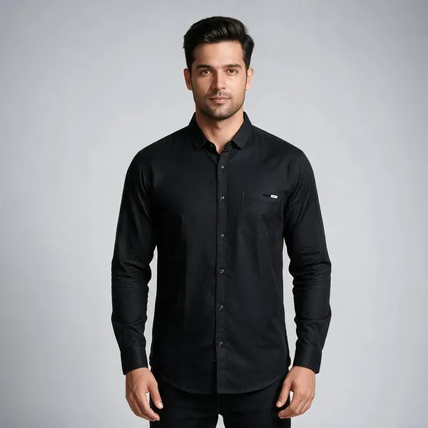 Charcoal_Button-Down_Shirt_for_Men
