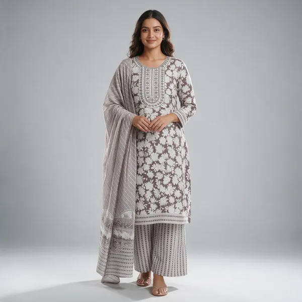 Grey_Printed_Kurta_Salwar_Set_for_Women