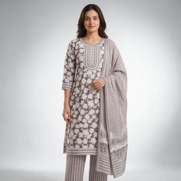 Grey_Printed_Kurta_Salwar_Set_for_Women