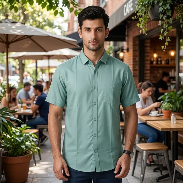 Mint_Green_Linen_Plain_Shirt_for_Men