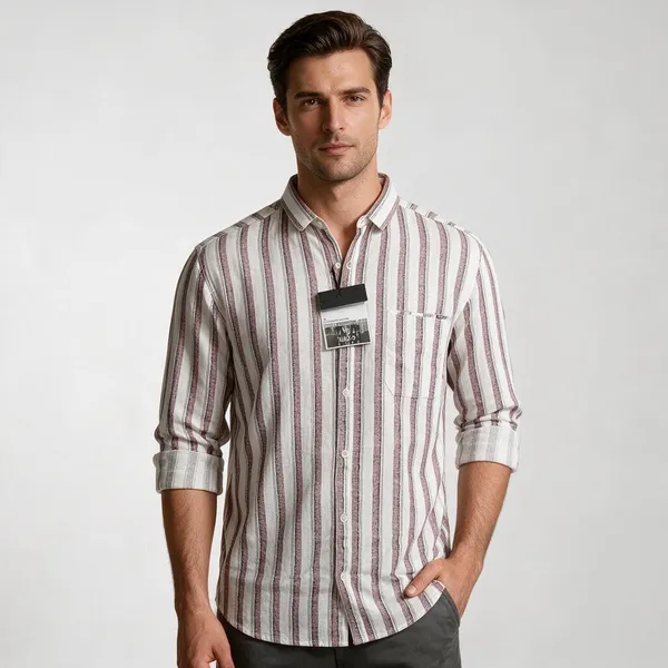 White_Striped_Casual_Shirt_for_Men