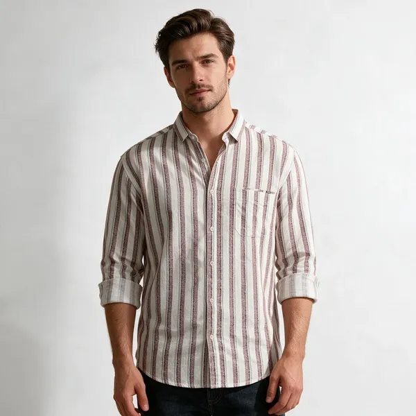 White_Striped_Casual_Shirt_for_Men