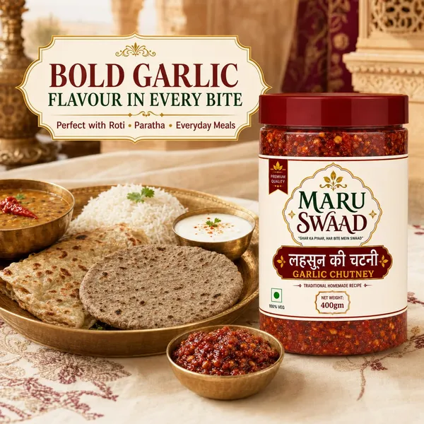 Maru_Swaad_Garlic_Chutney_Pickle_400_Grams