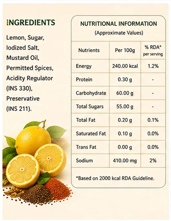 Maru_Swaad_Sweet_Lemon_Pickle_400_Gram