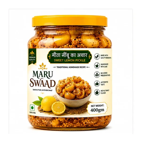 Maru_Swaad_Sweet_Lemon_Pickle_400_Gram