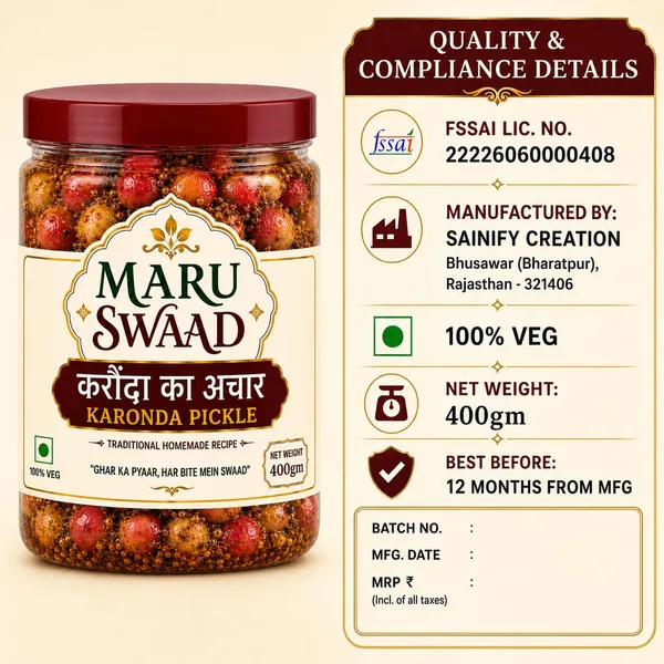Maru_Swaad_Karonda_Pickle_400_Grams