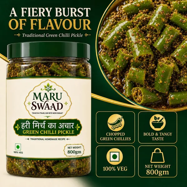 Maru_Swaad_Green_Chillies_Pickles_800_Grams