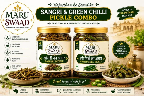 Maru_Swaad_Sangri_Green_Chillies_Pickle_Combo_Pack_Of_2_400_Grams_Each