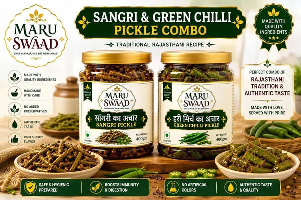 Maru_Swaad_Sangri_Green_Chillies_Pickle_Combo_Pack_Of_2_400_Grams_Each