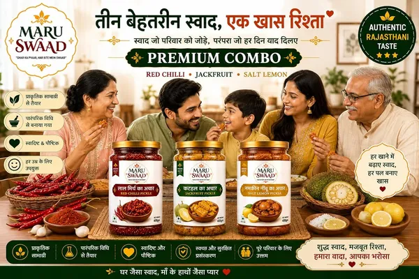 Maru_Swaad_Kathal_Salt_Lemon_Red_Chillies_Pickle_Combo_Pack_Of_3_400_Grams_Each