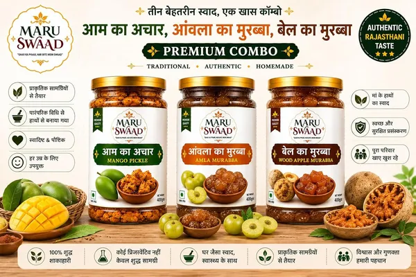 Maru_Swaad_Mango_Aamla_Ka_Murabba_Bail_Ka_Murabba_Pickle_Combo_Pack_Of_3_400_Grams_Each