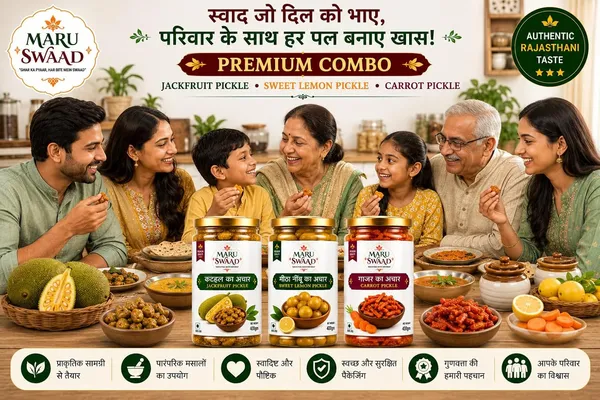 Maru_Swaad_Kathal_Sweet_Lemon_Carrot_Pickle_Combo_Pack_Of_3_400_Grams_Each