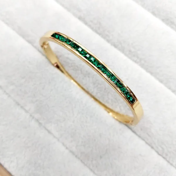 Gold_Tone_Green_Stone_Bangle_for_Women