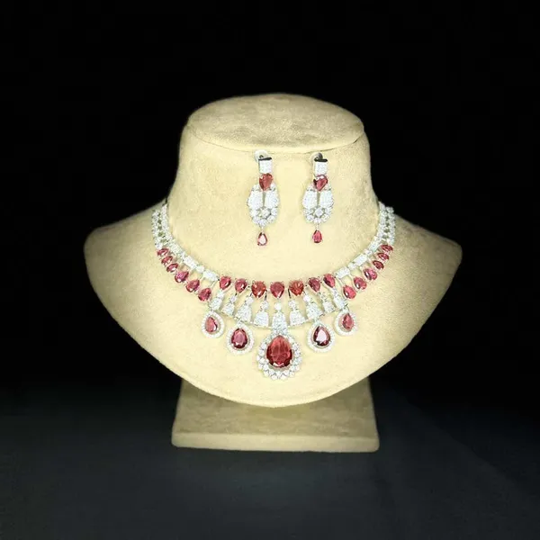 Red_Stone_Necklace_And_Earrings_Set_for_Women