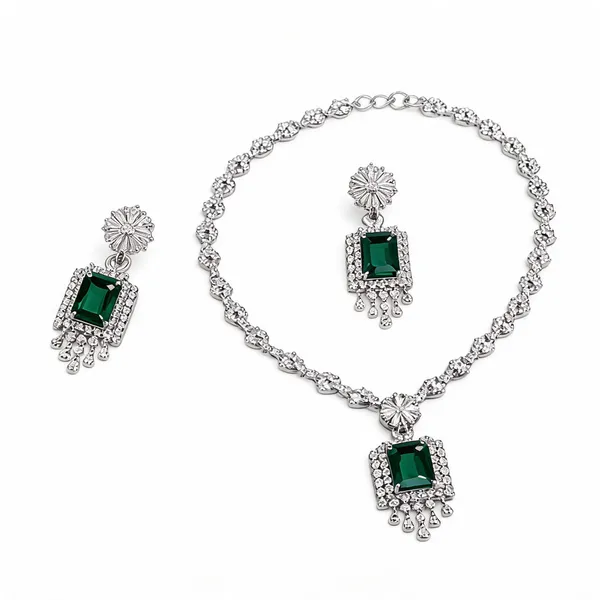 Green_Silver_Stainless_Steel_Emerald_Stone_Necklace_And_Earrings_Set_For_Women