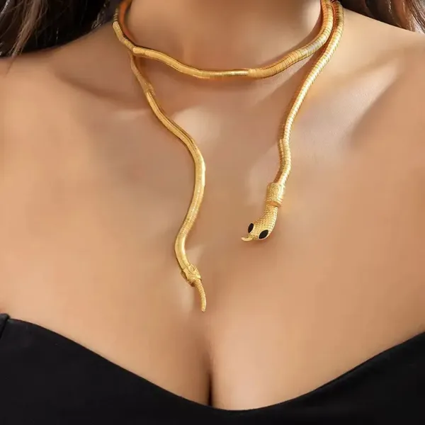 Gold-Plated,_Adjustable_Bendable_Snake_Necklace