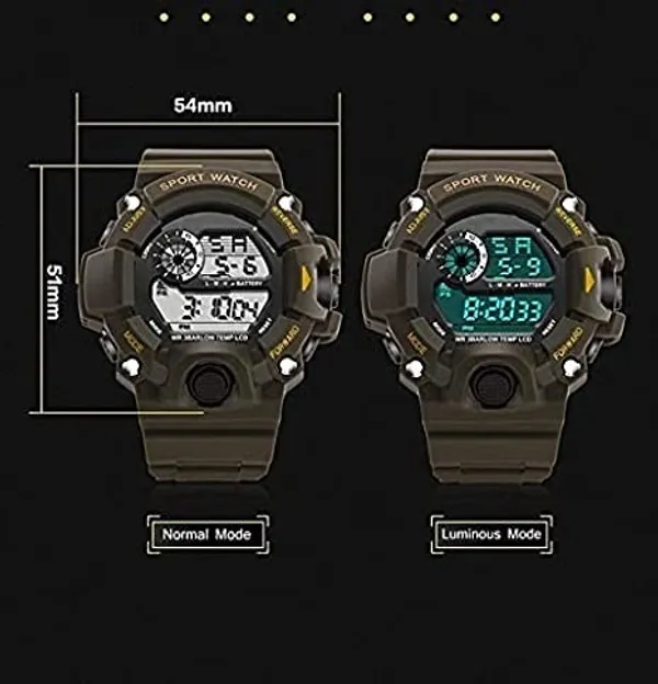 ZYVRA_Black_Faux_Leather_Digital_Watch_For_Unisex