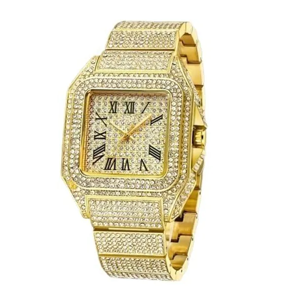 ZYVRA_Gold_Stainless_Steel_Analog_Watch_For_Unisex