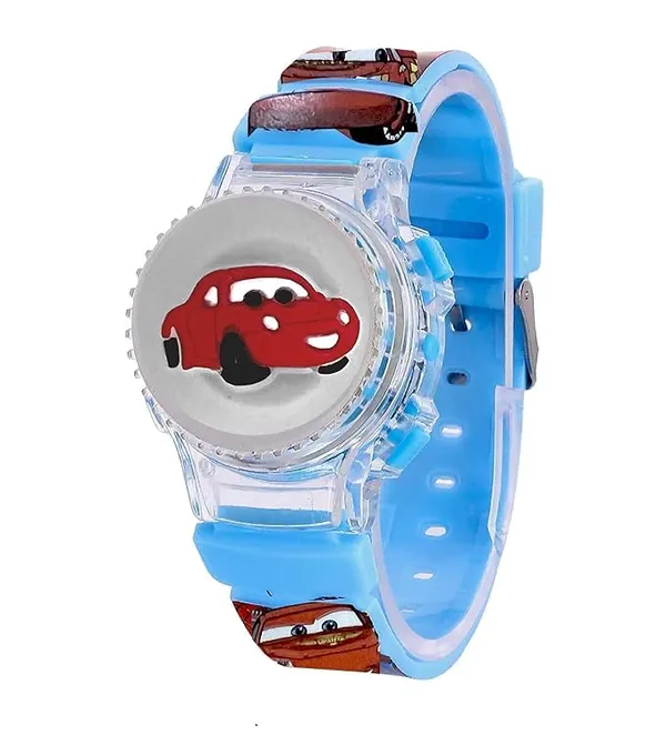 ZYVRA_Skyblue_Faux_Leather_Digital_Watch_For_Unisex