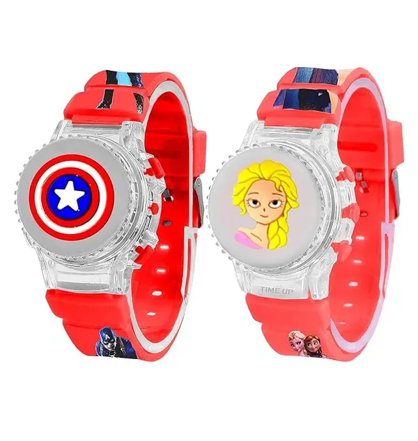 ZYVRA_Red_Faux_Leather_Analog_Watch_For_Unisex