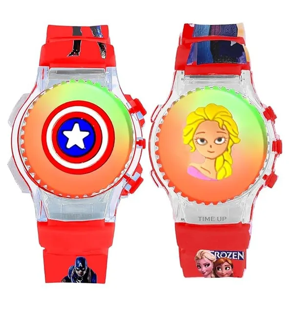 ZYVRA_Red_Faux_Leather_Analog_Watch_For_Unisex