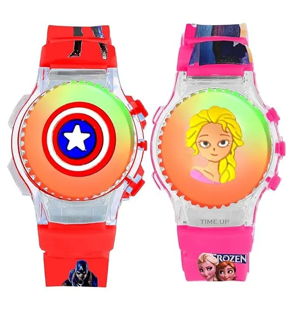 ZYVRA_Red-Pink_Faux_Leather_Analog_Watch_For_Unisex