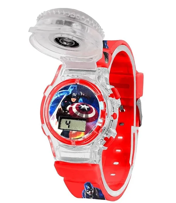 ZYVRA_Red-Pink_Faux_Leather_Analog_Watch_For_Unisex