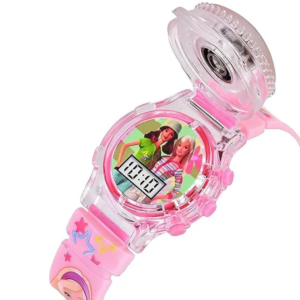 ZYVRA_Black_&_Pink_Faux_Leather_Digital_Watch_For_Unisex