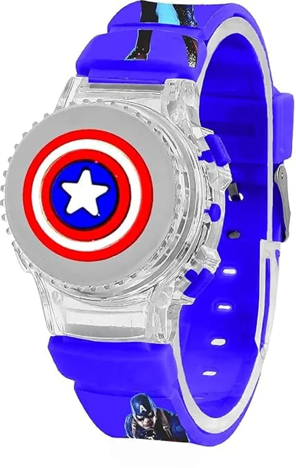 ZYVRA_Navy_Faux_Leather_Digital_Watch_For_Unisex