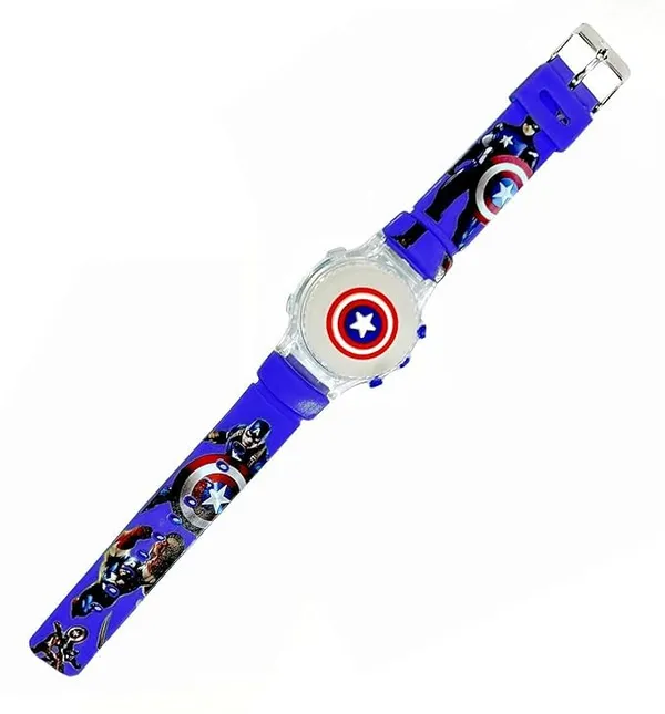 ZYVRA_Navy_Faux_Leather_Digital_Watch_For_Unisex