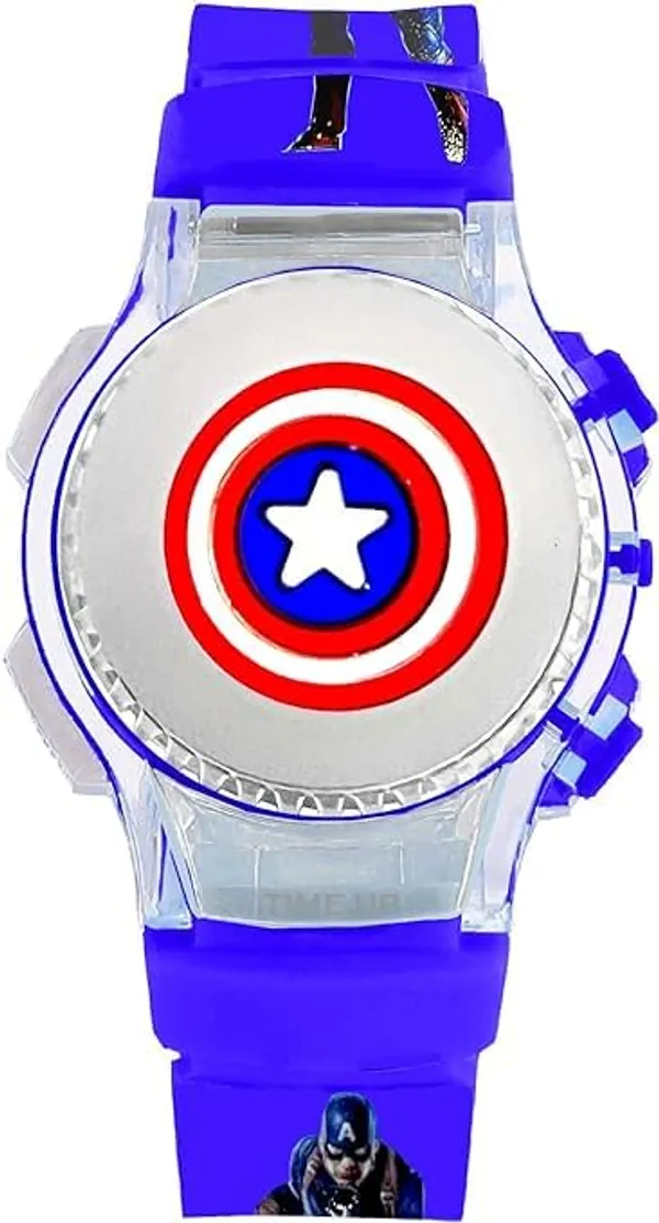 ZYVRA_Navy_Faux_Leather_Digital_Watch_For_Unisex