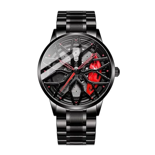 ZYVRA_Black_Stainless_Steel_Analog_Watch_For_Unisex