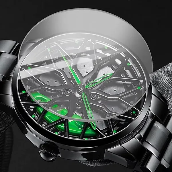 ZYVRA_Black_Stainless_Steel_Analog_Watch_For_Unisex