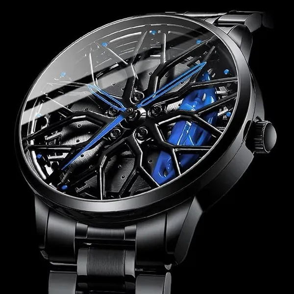 ZYVRA_Black_Stainless_Steel_Analog_Watch_For_Unisex