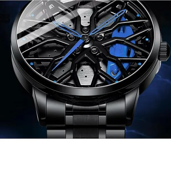 ZYVRA_Black_Stainless_Steel_Analog_Watch_For_Unisex